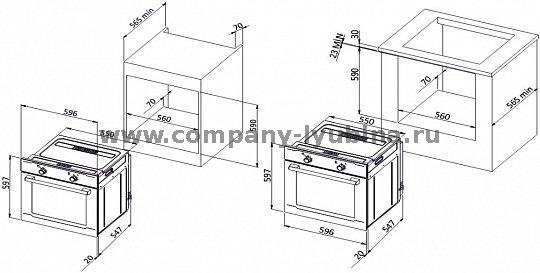 Духовой шкаф korting okb 771 cfgb pro