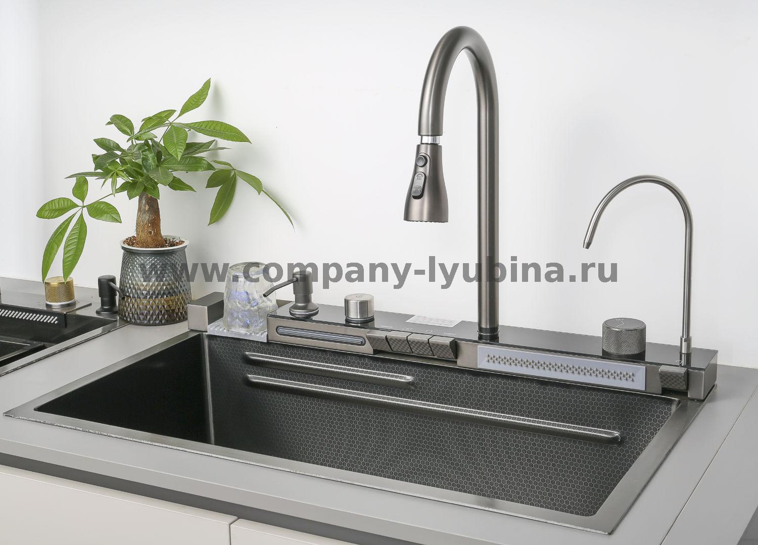 ARONA КУХОННАЯ МОЙКА ARS 750.460 SET 9 BLACK DECOR код.37851